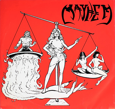 MAYHEM - Bloodrush album front cover vinyl record